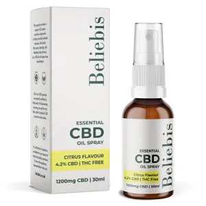 1200mg - 4800mg Broad Spectrum CBD Oil Spray, Citrus Flavour | 30ml