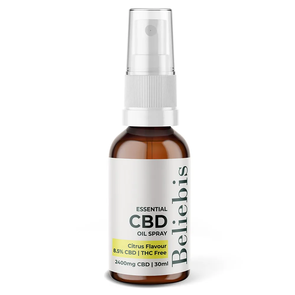 1200mg - 4800mg Broad Spectrum CBD Oil Spray, Citrus Flavour | 30ml