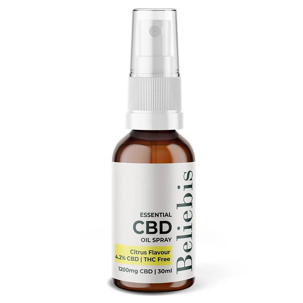 1200mg - 4800mg Broad Spectrum CBD Oil Spray, Citrus Flavour | 30ml