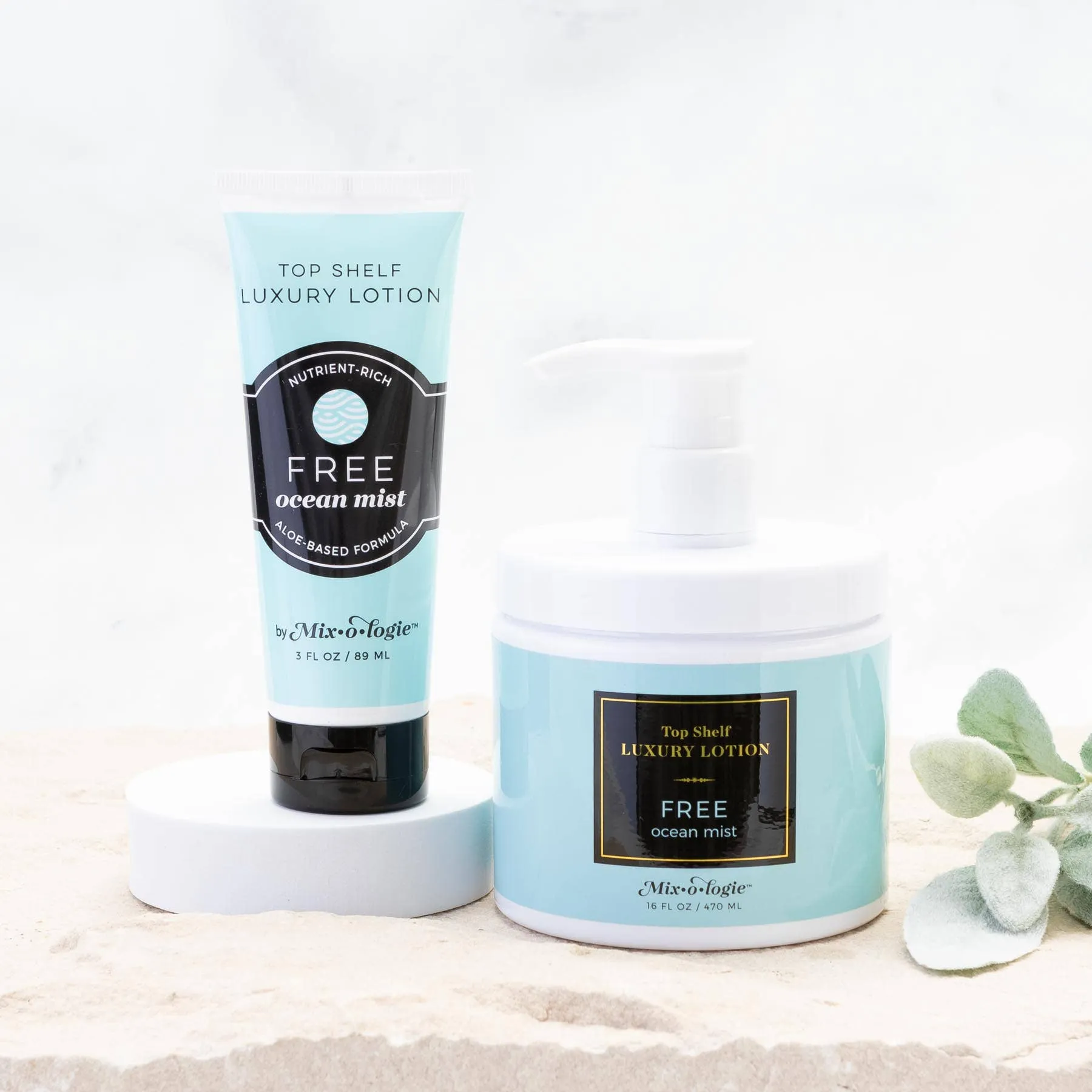 16 oz TUB of Top Shelf Luxury Lotion - Free (ocean mist)