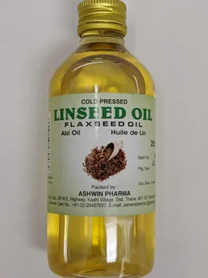 Ashwin Linseed Oil (Flaxseed Oil) 200ml