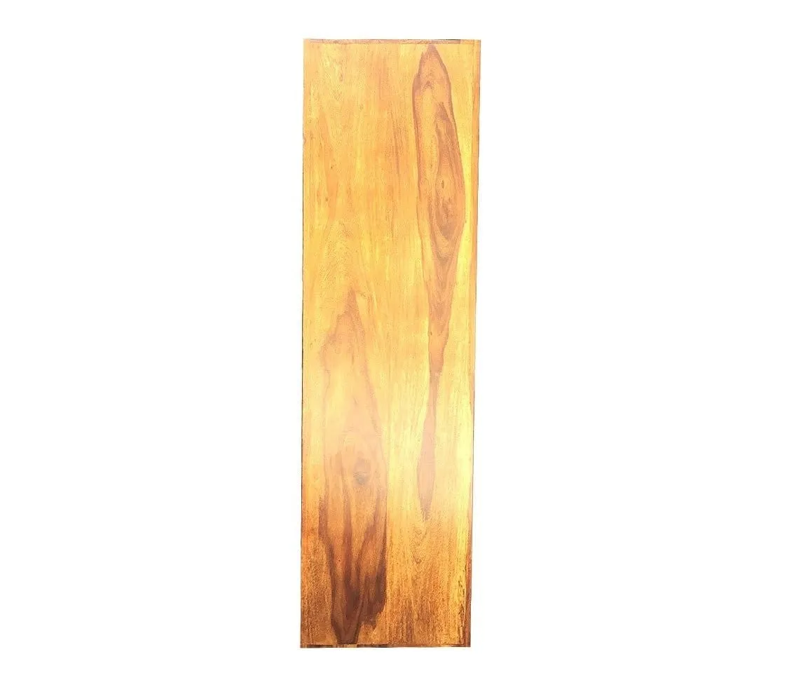 Boston Zen Contemporary Solid Wooden Long Bookcase