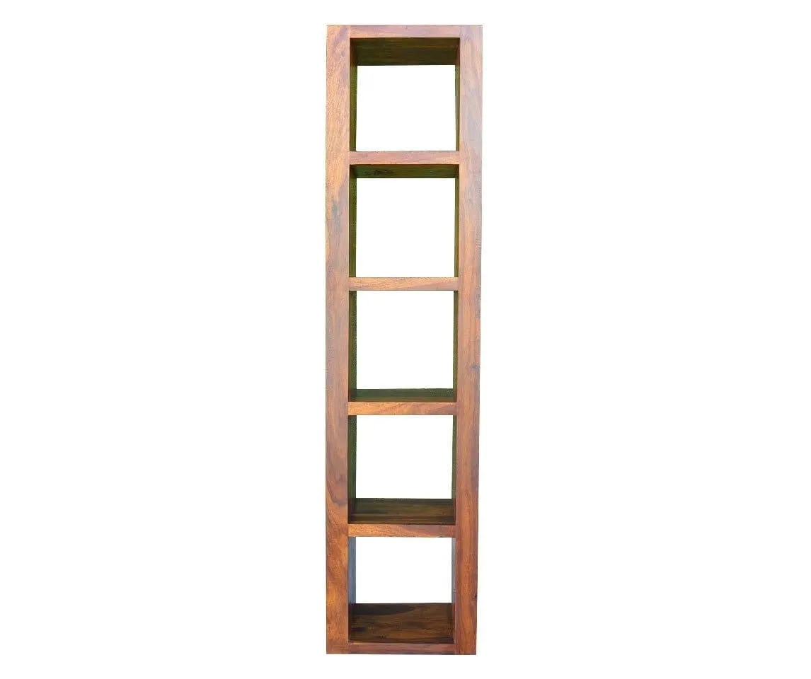 Boston Zen Contemporary Solid Wooden Long Bookcase