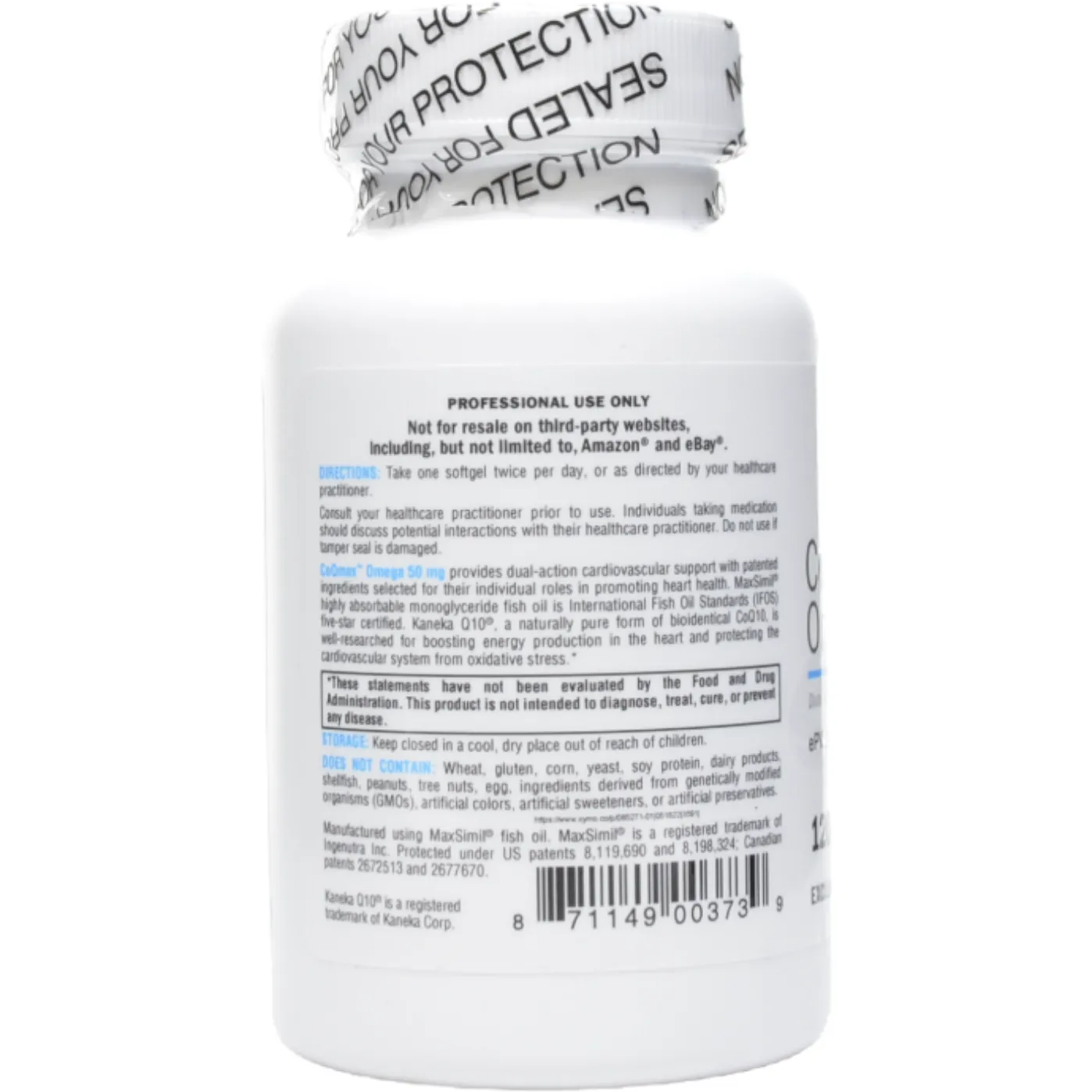 CoQmax Omega 50 mg by Xymogen
