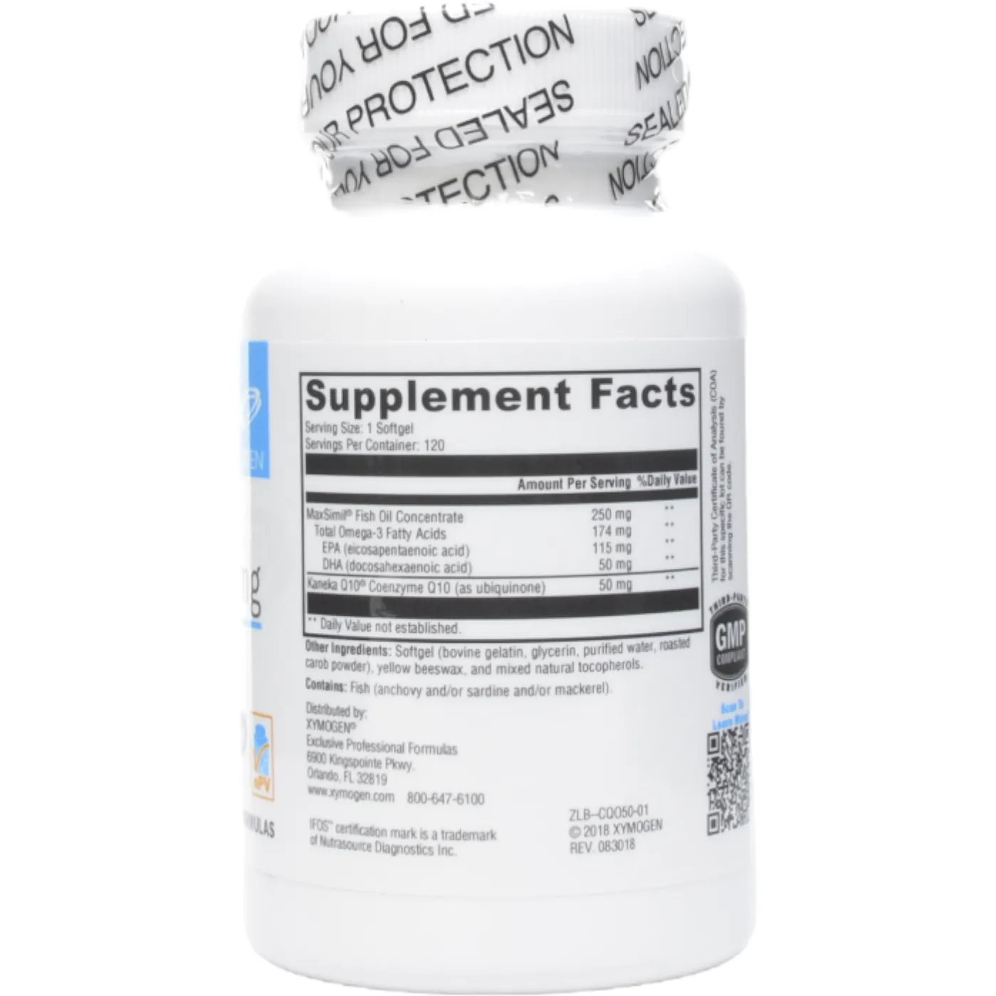 CoQmax Omega 50 mg by Xymogen