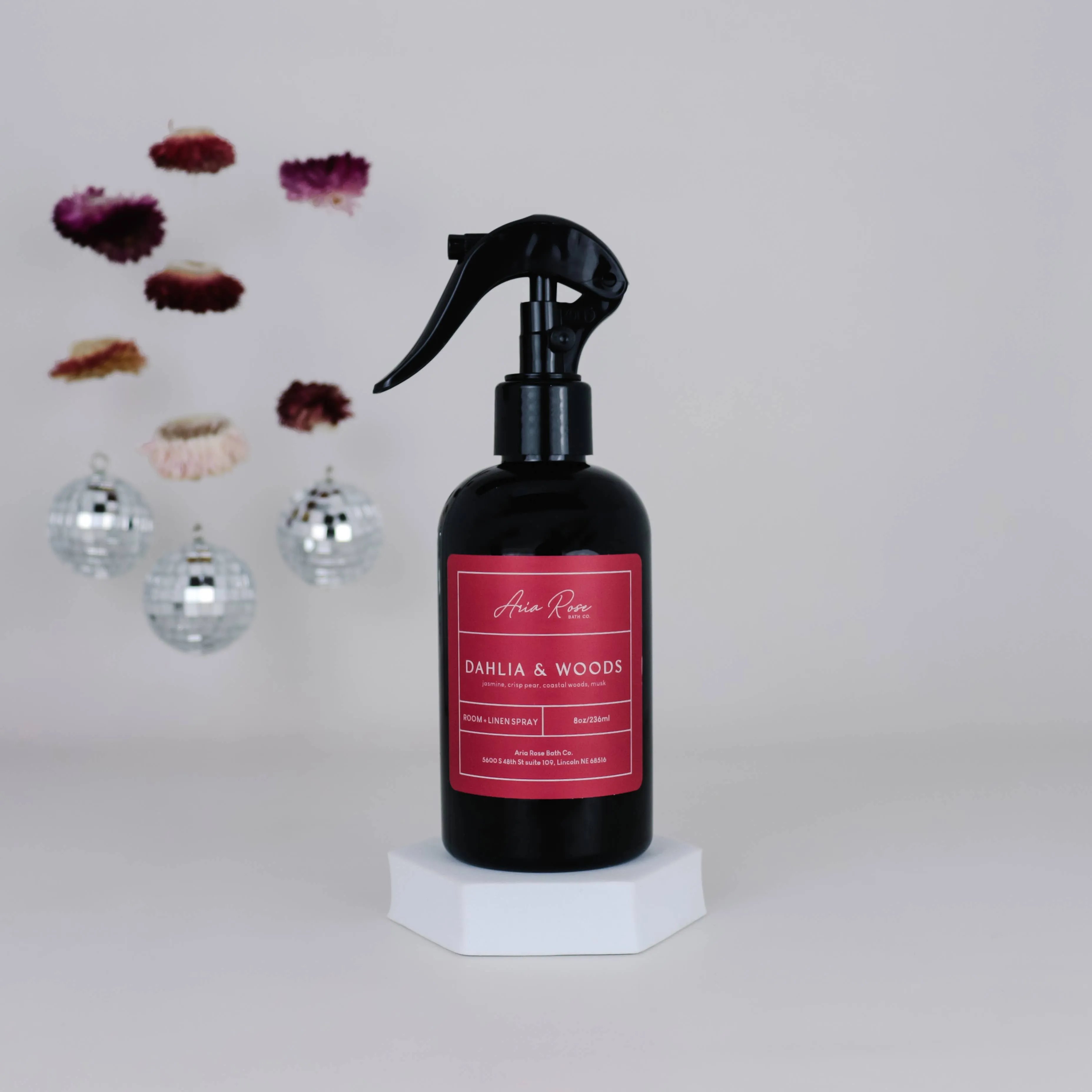 Dahlia & Woods Room   Linen Spray - Magenta Collection