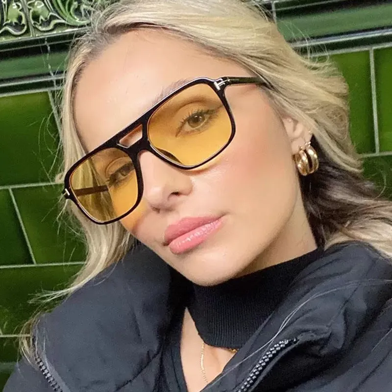 Farbige Sonnenbrille „Ocean Breeze“ mit großem Rahmen