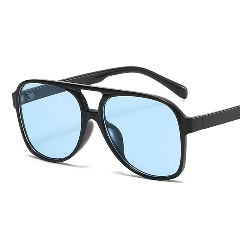 Farbige Sonnenbrille „Ocean Breeze“ mit großem Rahmen