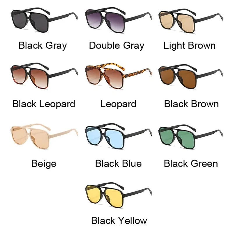 Farbige Sonnenbrille „Ocean Breeze“ mit großem Rahmen