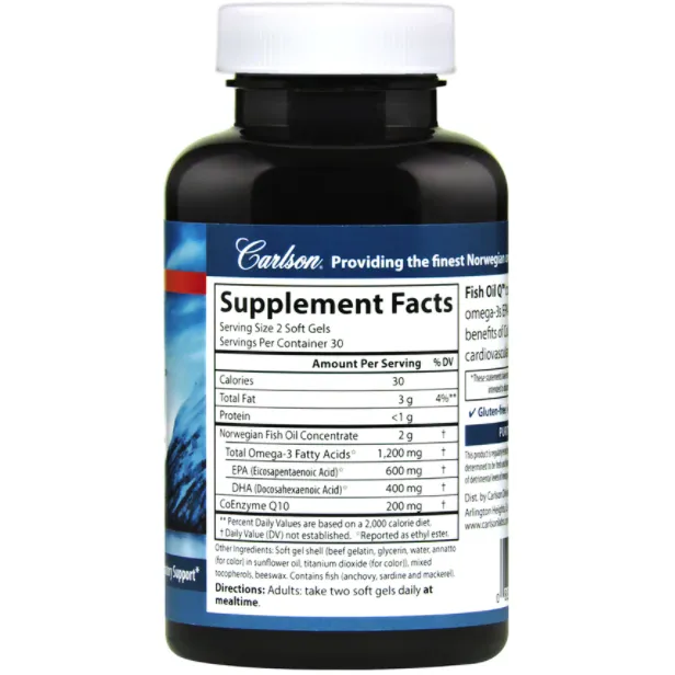 Fish Oil Q by Carlson Labs
