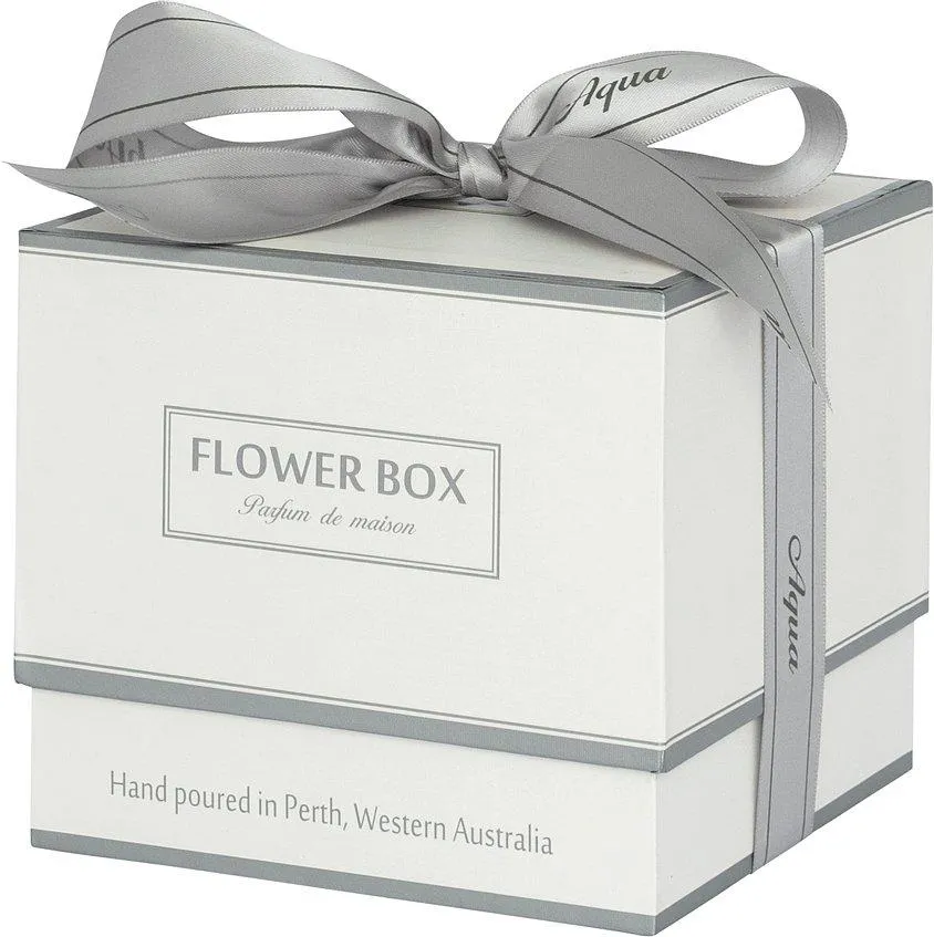 Flower Box Candle Aqua 1kg
