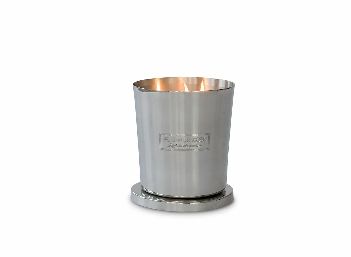 Flower Box Candle Aqua 1kg