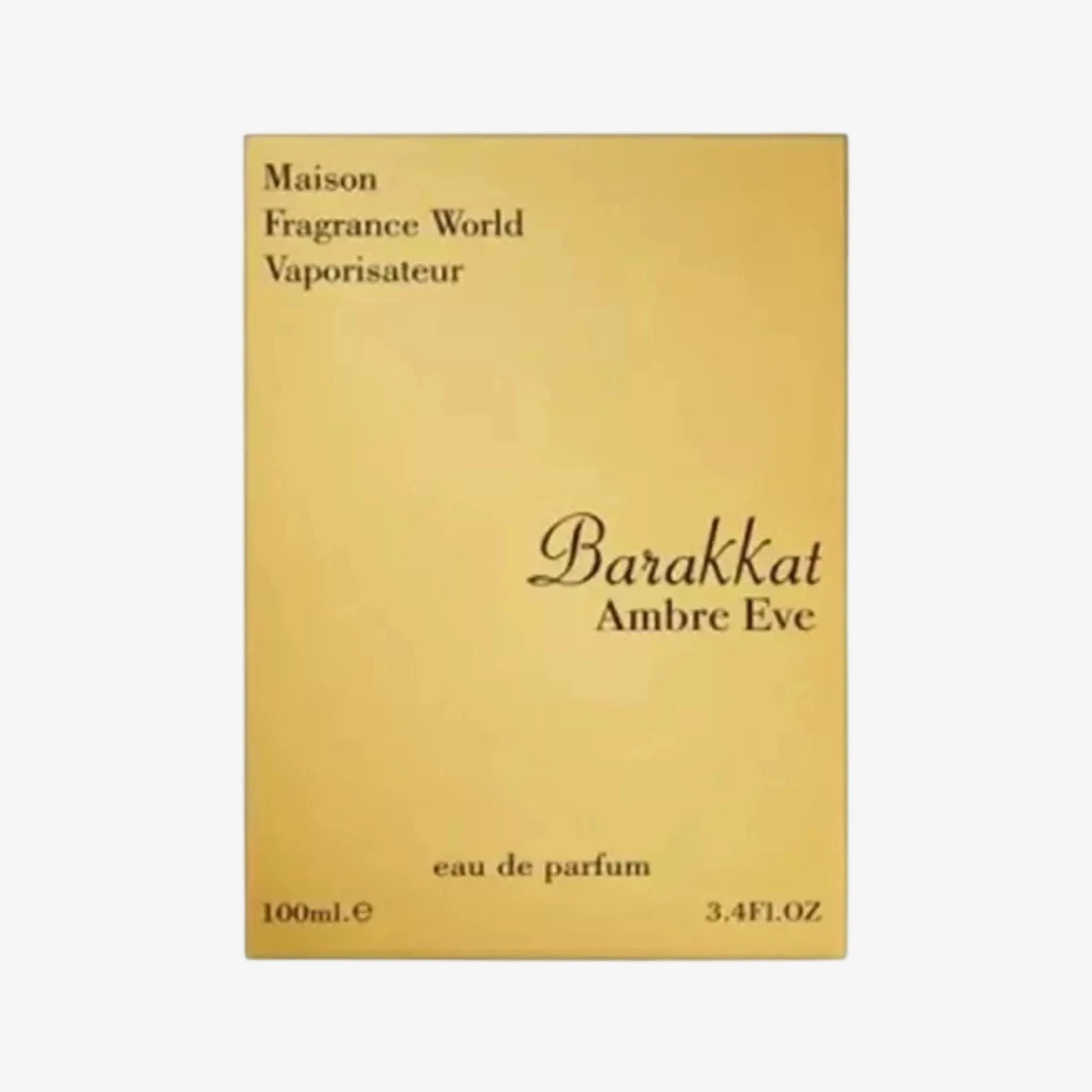 Fragrance World Barakkat Ambre Eve Eau De Parfum - 100ML