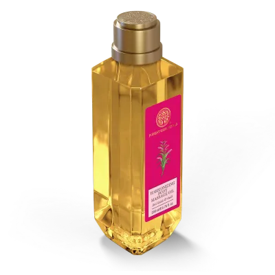 Harmonizing Body Massage Oil Desi Gulab & Oudh - Forest Essentials