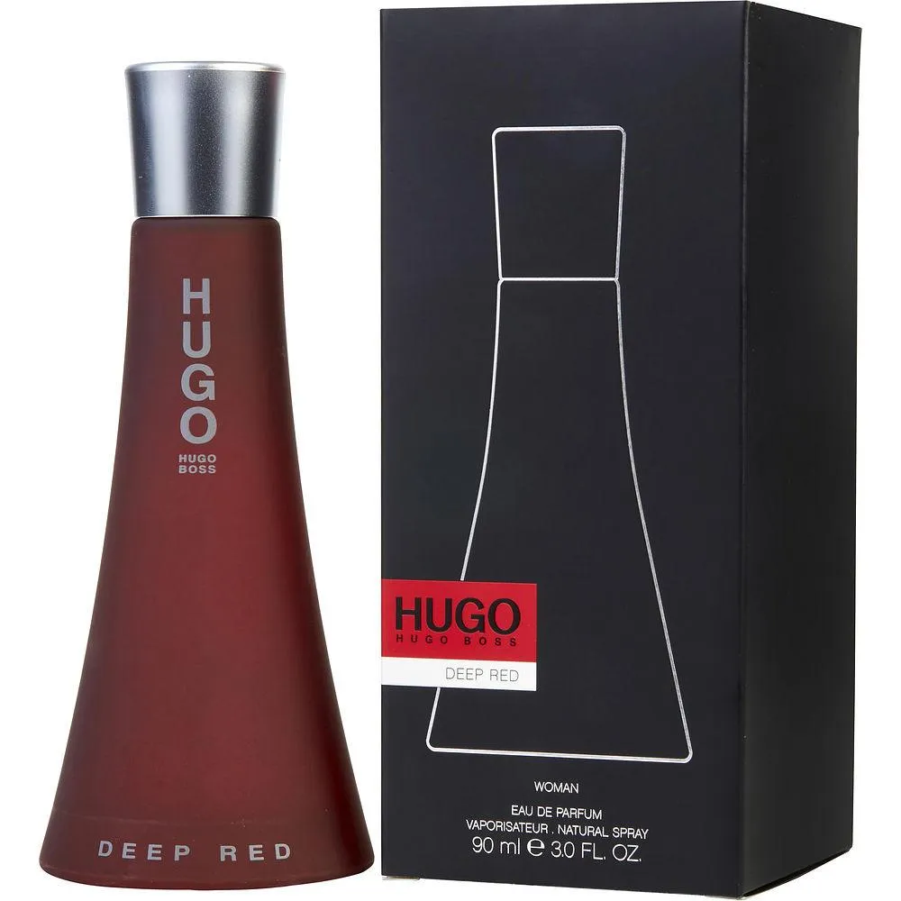 Hugo Deep Red by Hugo Boss, 3 oz Eau De Parfum Spray for Women