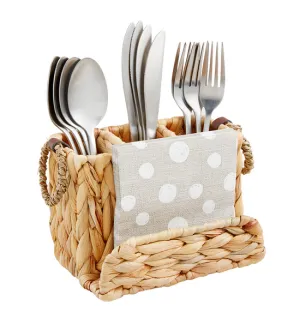 Hyacinth Utensil Napkin Holder