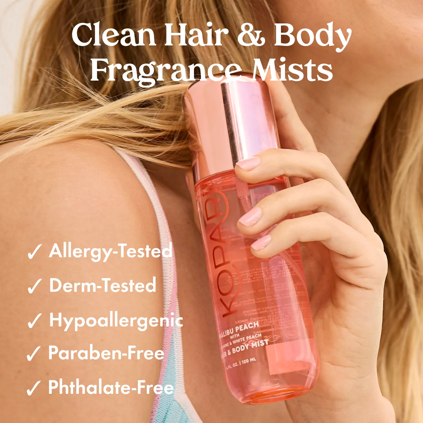 Juicy Peach Hair & Body Fragrance Mist