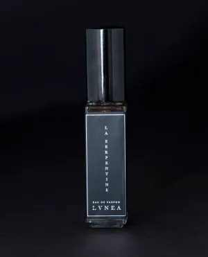 La Serpentine Eau de Parfum with peach, patchouli, sandalwood, oakmoss