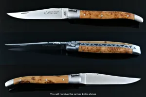 Laguiole Village 10 cm Forged Bee & Spring Juniper Handle #4