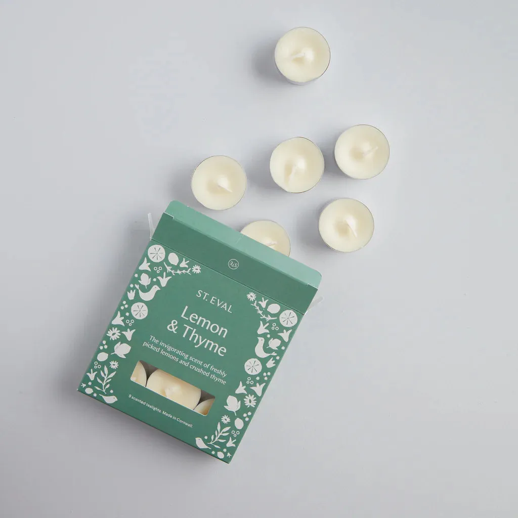 Lemon and Thyme Scented Tealights