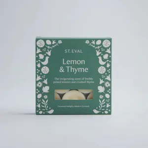 Lemon and Thyme Scented Tealights