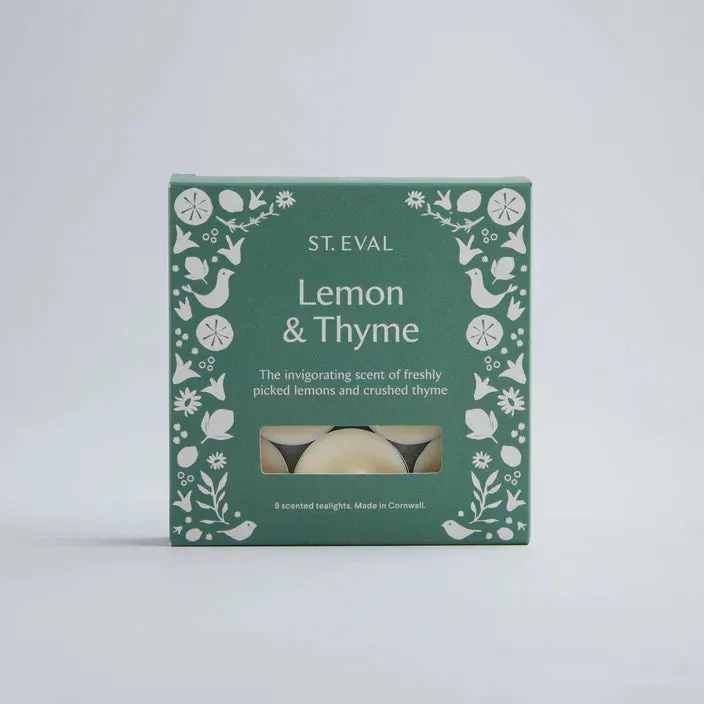 Lemon and Thyme Scented Tealights