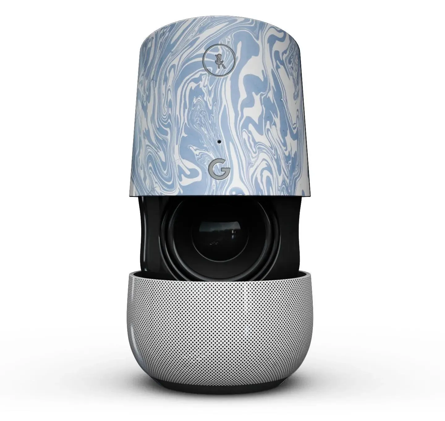 Marbleized Swirling Subtle Blue - Full-Body Skin Kit for the Google