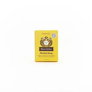 Moon Valley Organics Herbal Soap Orange Spice 4 oz Bar