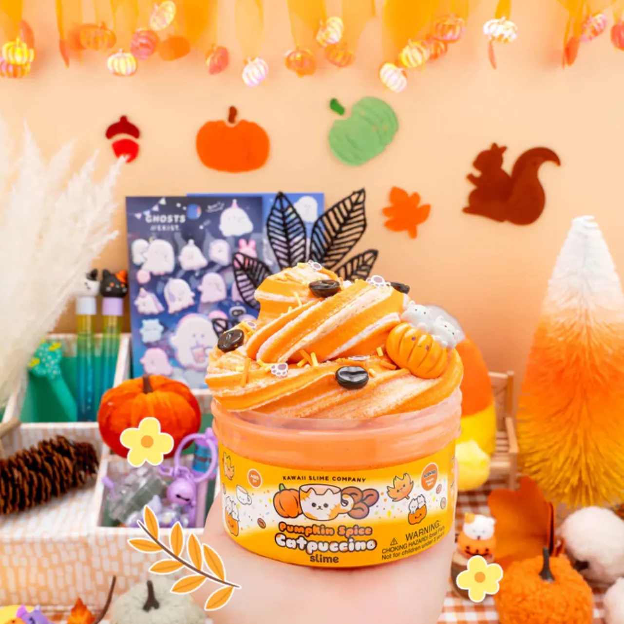 Pumpkin Spice Catpuccino Butter Slime