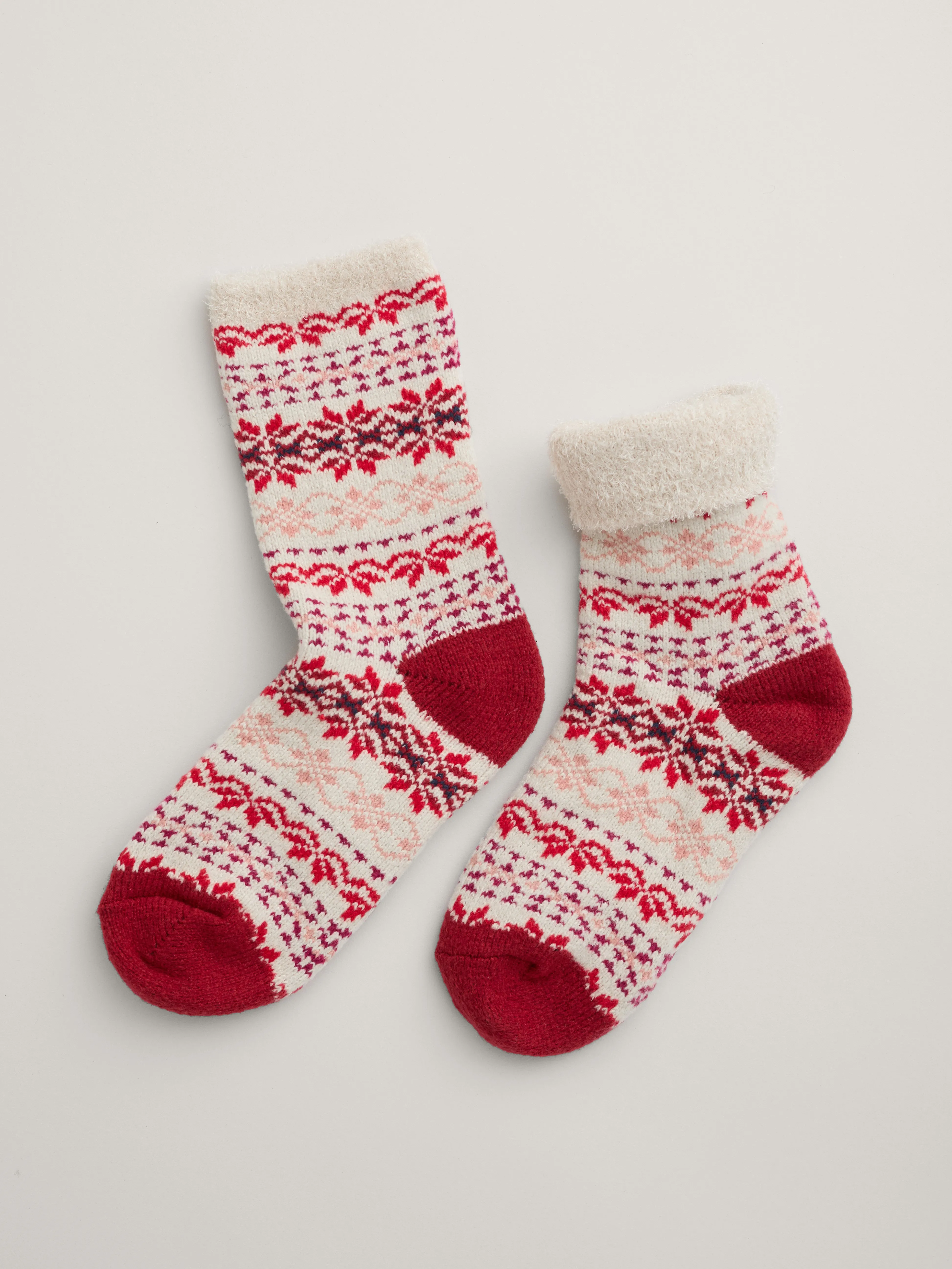 Seasalt Cornwall cabin socks ripe berry dahlia