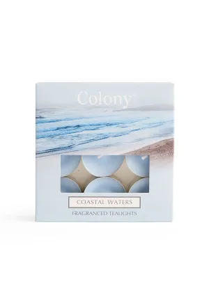 Tealights Coastal Waters 9 Pack