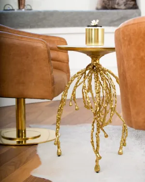 Water Hyacinth Accent Table