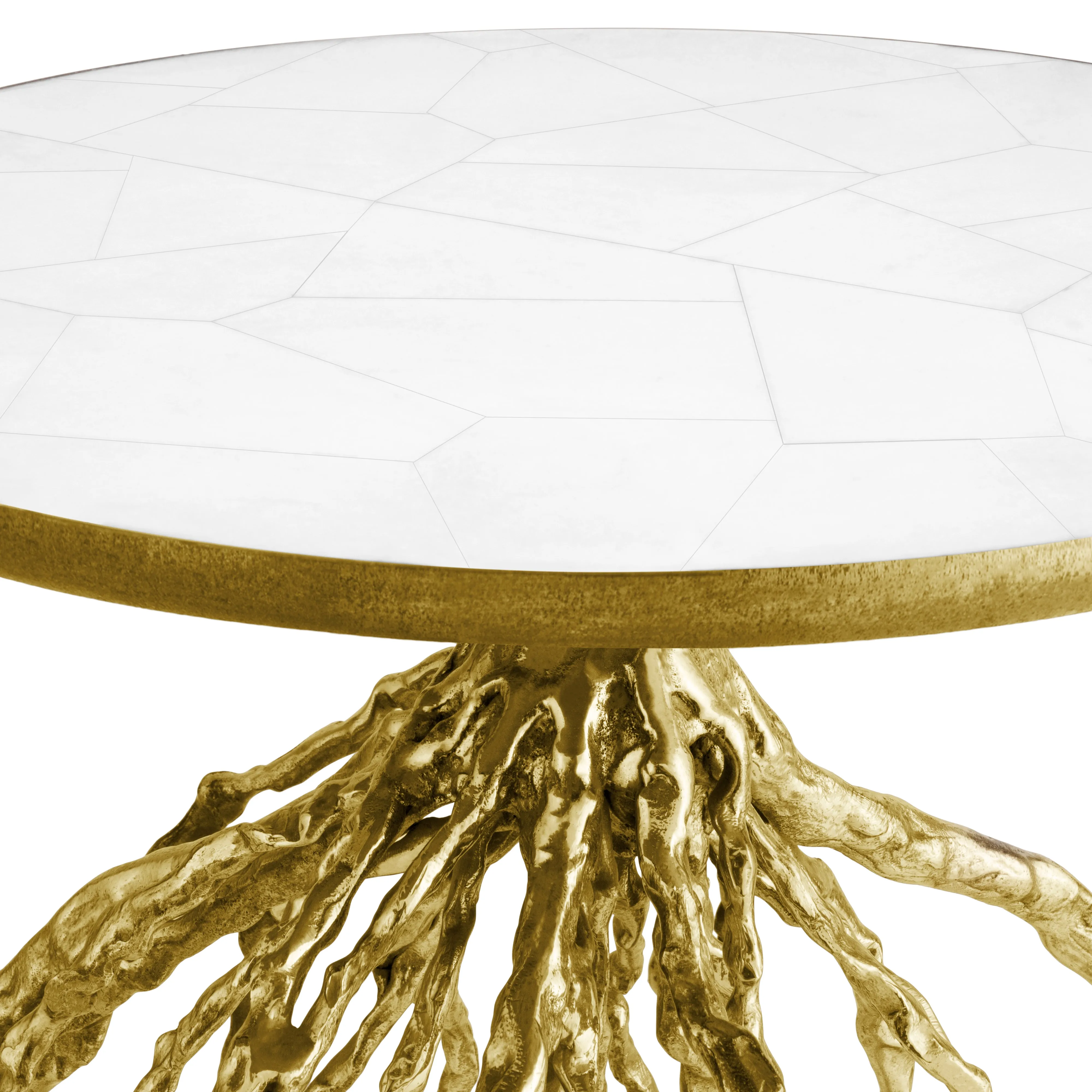 Water Hyacinth Accent Table