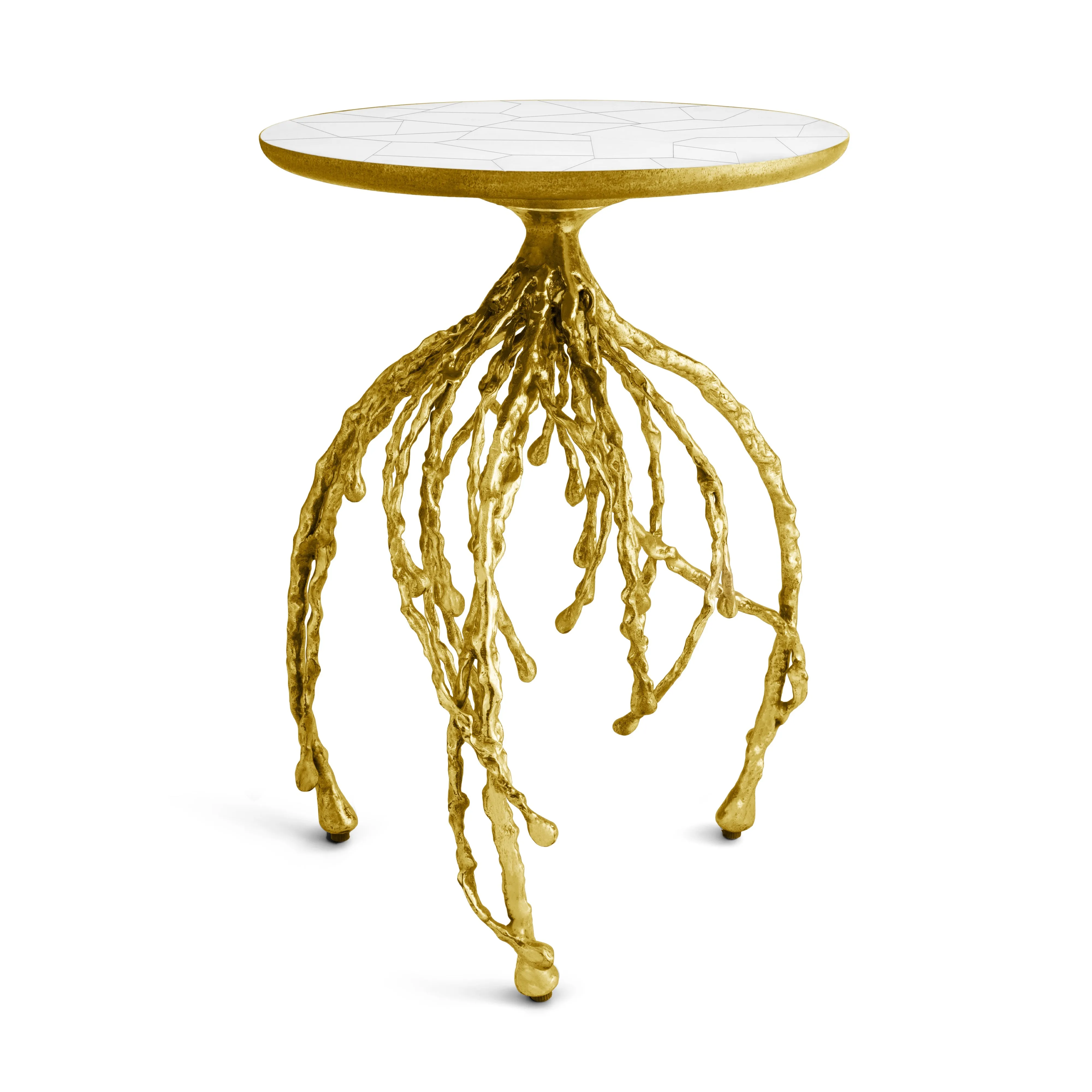 Water Hyacinth Accent Table